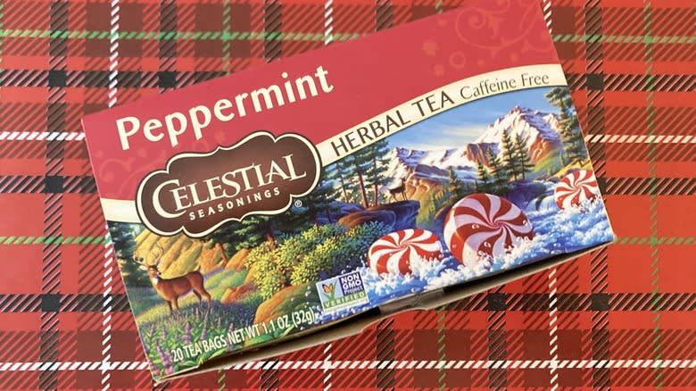 Peppermint tea from Celestial Seasonings