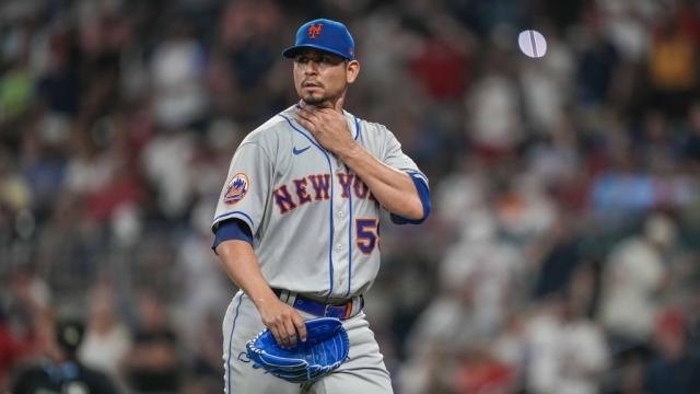 Carlos Carrasco introduced by Mets