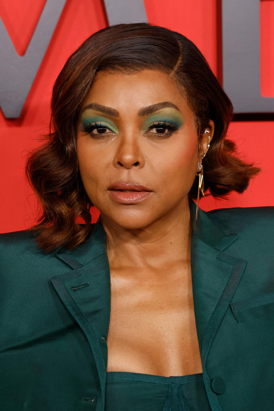 Taraji P. Henson with an asymmetrical bob.