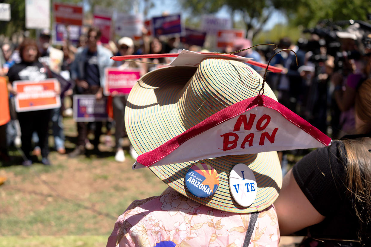 Arizona for Abortion Access protest Rebecca Noble/Getty Images