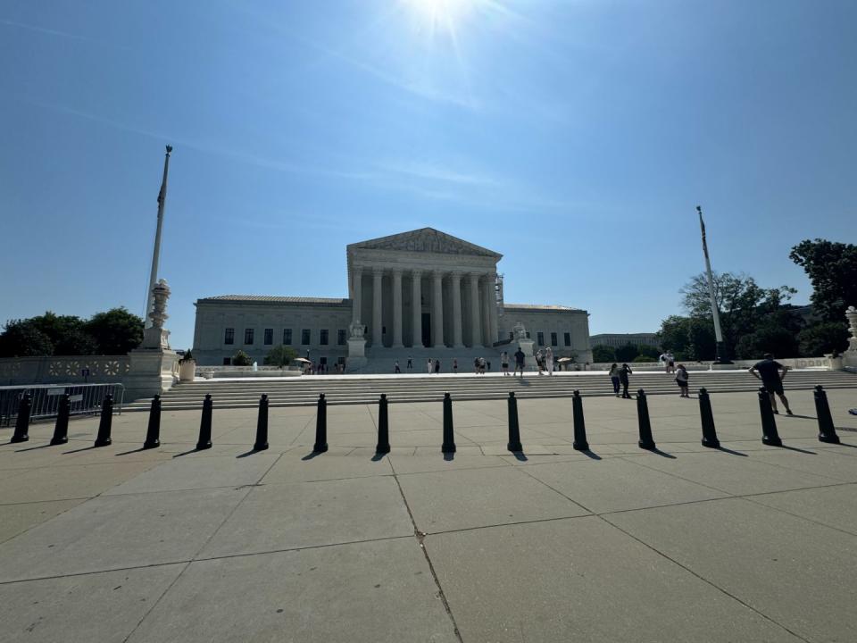 <span>Fotografía de la Corte Suprema de EEUU en Washington DC tomada por la AFP el 18 de junio de 2024 a las 10:43 am ET</span>