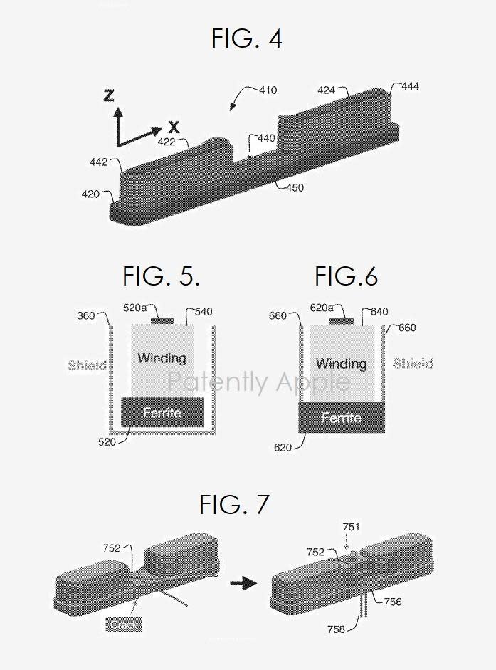 該項專利顯示蘋果重新設計iPhone螢幕的部分區域，使其可通過電力。（圖／翻攝自美國專利及商標局）