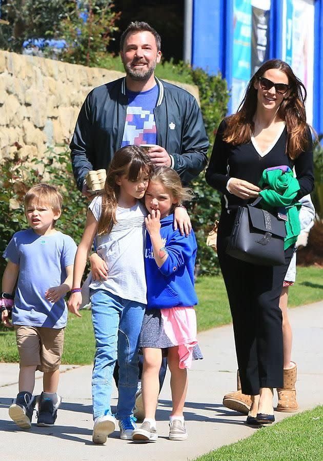 Jennifer Garner invited ex-Ben Affleck on holiday with their kids just two months after they filed for divorce. Source: Backgrid