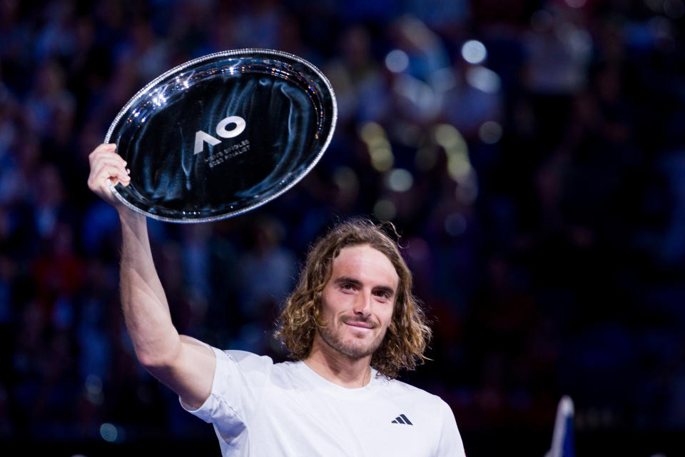 Stefanos Tsitsipas。(Photo by Andy Cheung/Getty Images)