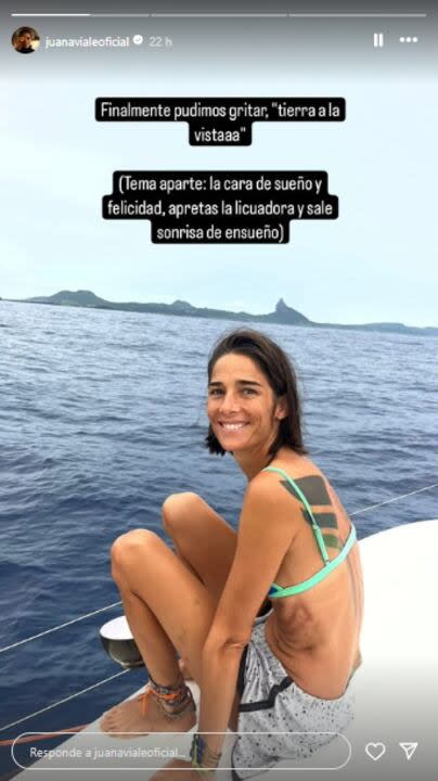 Juana Viale expresó su felicidad tras concretar una nueva etapa del viaje (Foto: Instagram @juanavialeoficial)