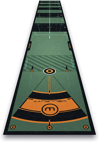 WELLPUTT - Golf Putting Training Mat - 13ft Green