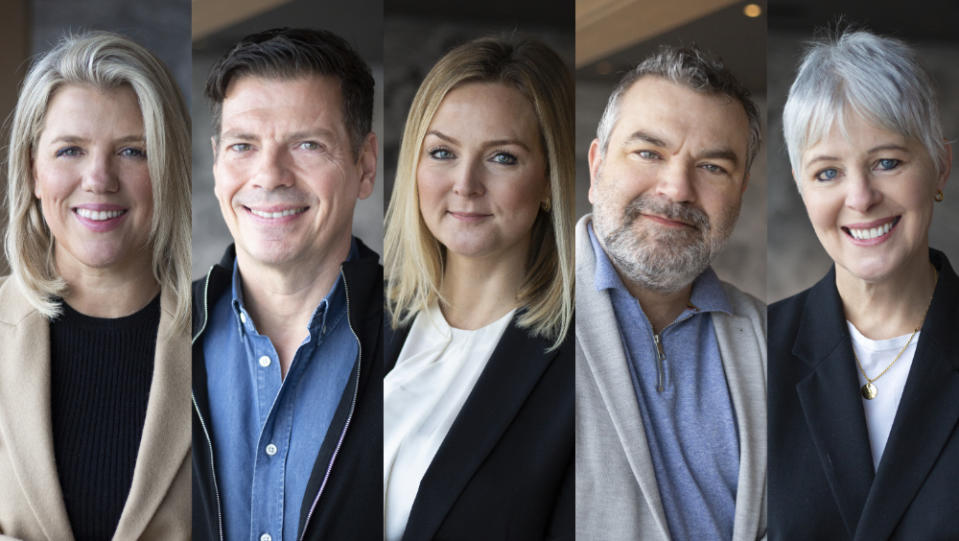 Bea Hegedus, Tim Mutimer, Prentiss Fraser, Jonathan Ford and Louise Pedersen (pictured L-R) joined the Variety Roundtable in London in early February.