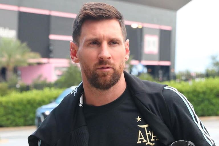 Lionel Messi llegó a la Argentina para jugar las Eliminatorias del Mundial 2026