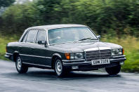 <p>The formidable Mercedes-Benz 450 SEL 6.9 made its debut in 1975. It was, at the time, one of the world’s best cars and one of the fastest saloons you could buy. You’d need the proceeds of a bank job to buy one – and that’s before you think about its <strong>unquenching</strong> <strong>thirst</strong> for four-star.</p><p>It wasn’t just quick; the hydropneumatic suspension would do a fantastic job of keeping things balanced as you made your way back from the bank with a <strong>boot load of loot</strong>.</p>