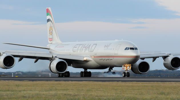 An alleged terror plot to bring down a plane may have involved an Etihad flight departing Sydney. Source: Getty Images