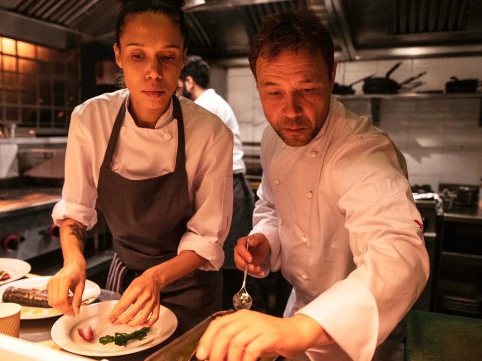 ‘Boiling Point’ stars Stephen Graham as a chef struggling to control his team on the busiest day of the year (Ascendant Films Ltd.)