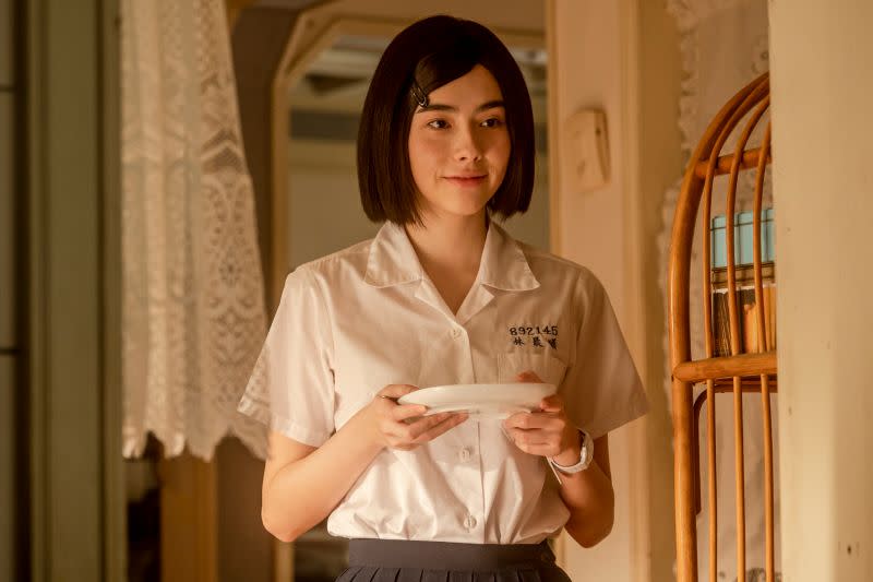 ▲林奕嵐未滿19歲演出《她和她的她》，拍被性侵的戲碼嚇哭。（圖／Netflix）