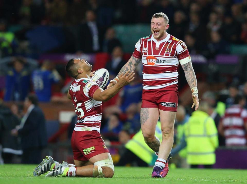 Josh Charnley is set to return to Wigan (Getty)