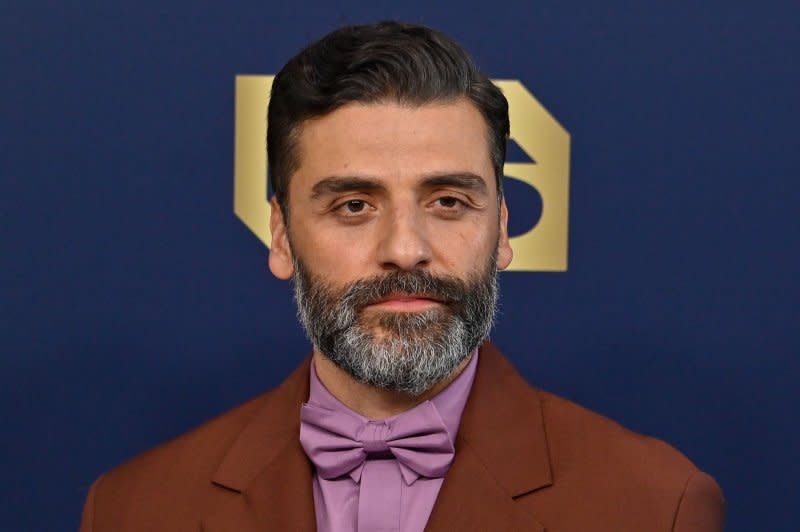 Oscar Isaac attends the 28th annual SAG Awards held at Barker Hangar in Santa Monica, California on February 27, 2022. The actor celebrates his 45th birthday on March 9. Photo by Jim Ruymen/UPI