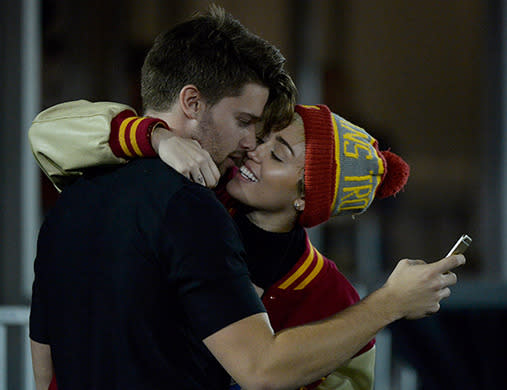 Miley Cyrus and Patrick Schwarzenegger