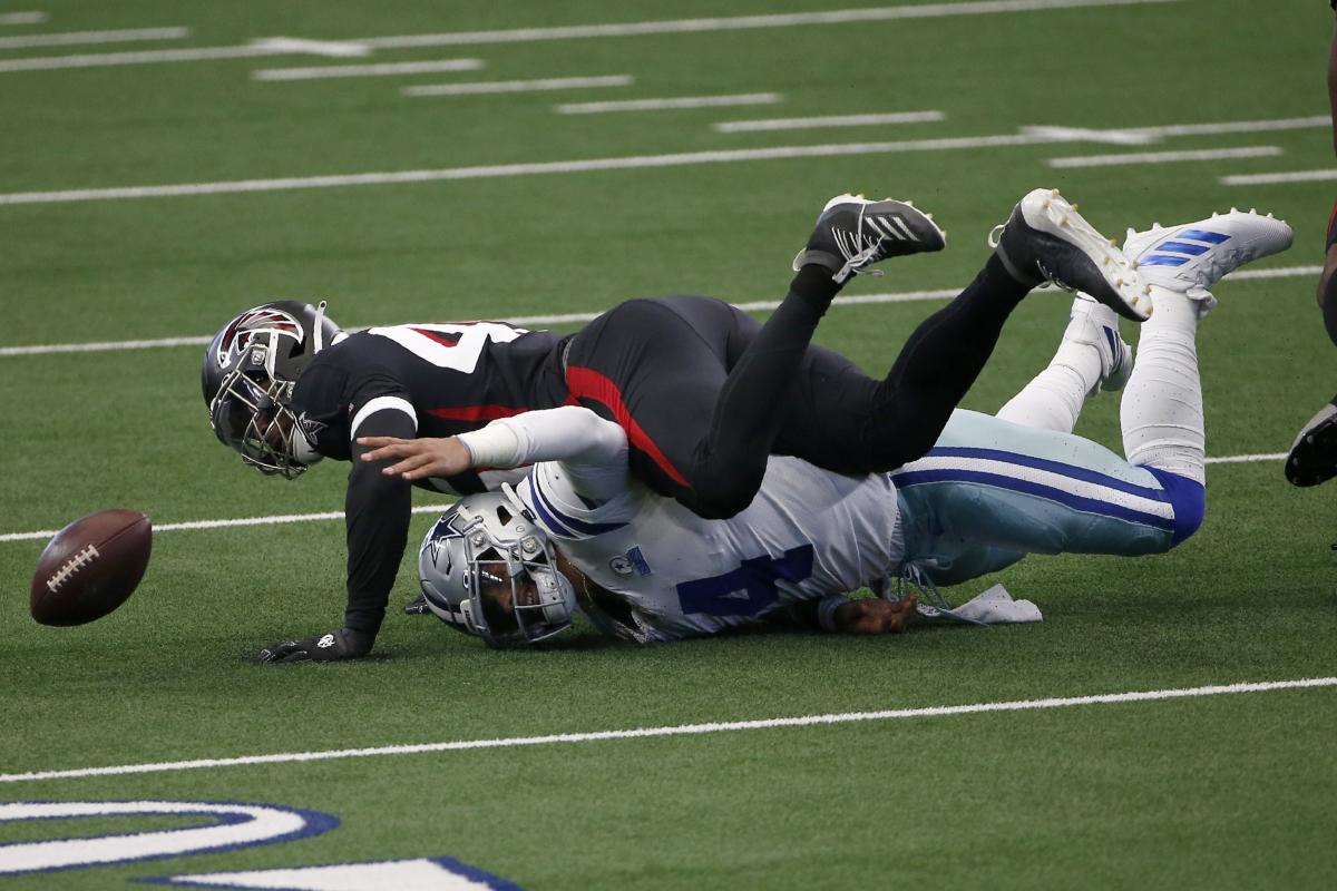 Falcons survive early flurry, subdue Cowboys