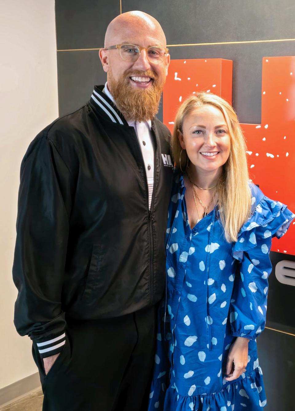 Hope is Alive co-founders Lance and Allyson "Ally" Lang pose for a photo in the faith-based addiction recovery ministry's Oklahoma City headquarters.