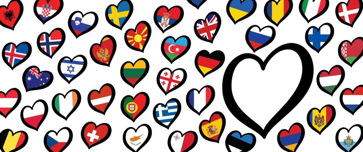   <span class="attribution"><a class="link " href="https://www.shutterstock.com/es/image-vector/empty-flag-different-countries-flags-heart-1319913992" rel="nofollow noopener" target="_blank" data-ylk="slk:Shutterstock / Mark Rademaker;elm:context_link;itc:0;sec:content-canvas">Shutterstock / Mark Rademaker</a></span>