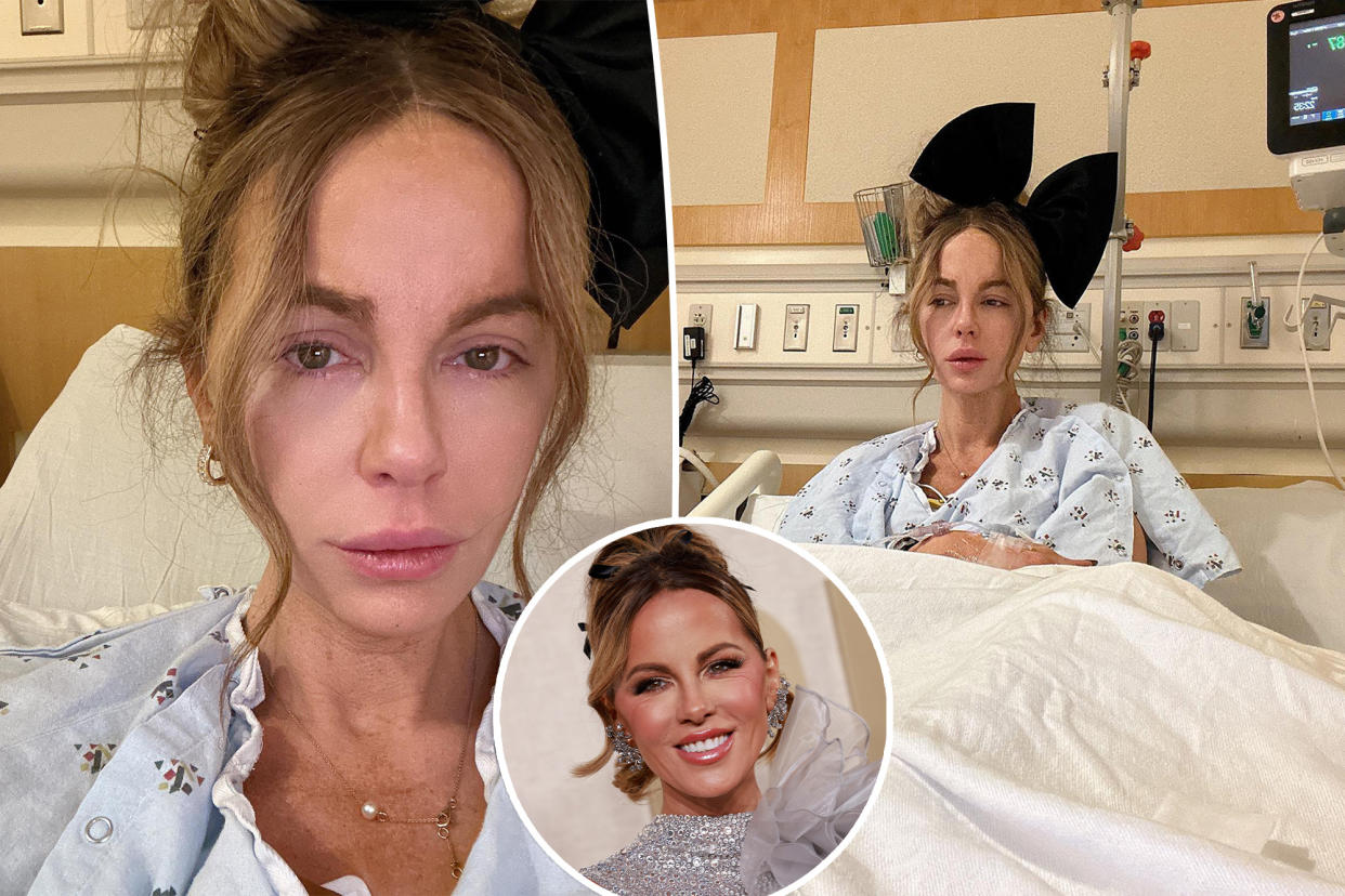 Kate Beckinsale reveals she's been hospitalized
