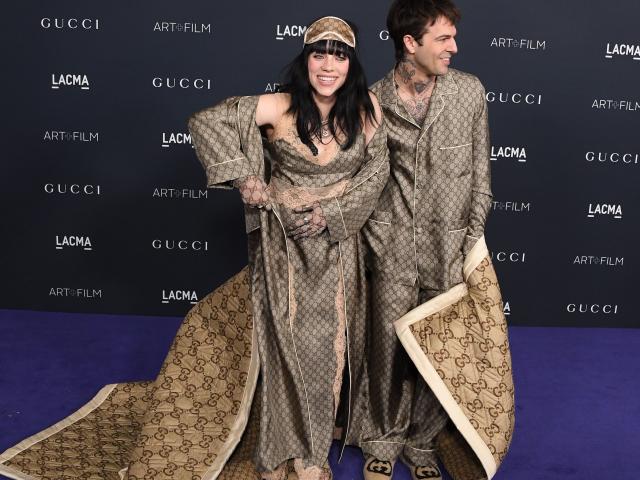 Billie Eilish, Jesse Rutherford in Matching Gucci at LACMA