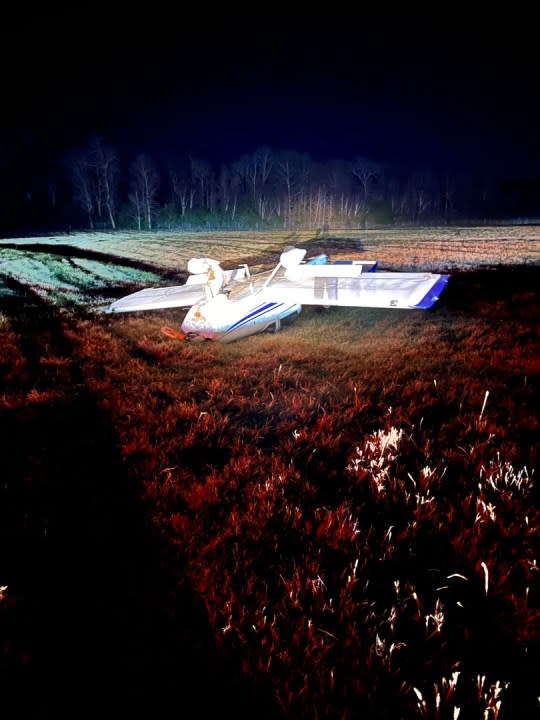 Minor injuries reported after Monday night plane crash at Searcy airport (Images courtesy Roger Pearson, Searcy Municipal Airport Manager)