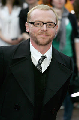 Simon Pegg at the London premiere of Paramount Pictures' Iron Man