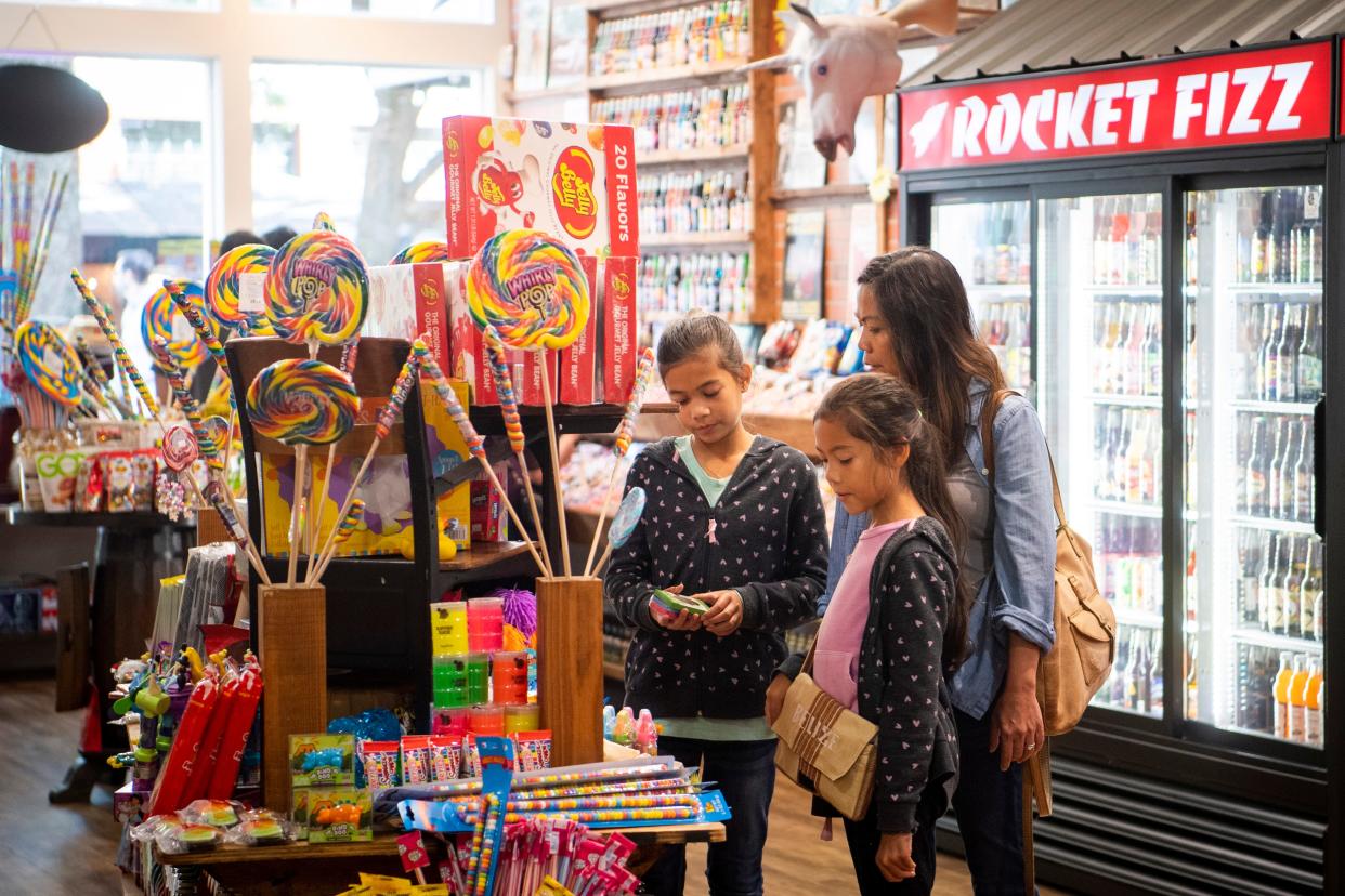 From Rocket Fizz: "Rocket Fizz stores carry 1000's of unique and fun candies, bottled soda pops, gag gifts & toys."