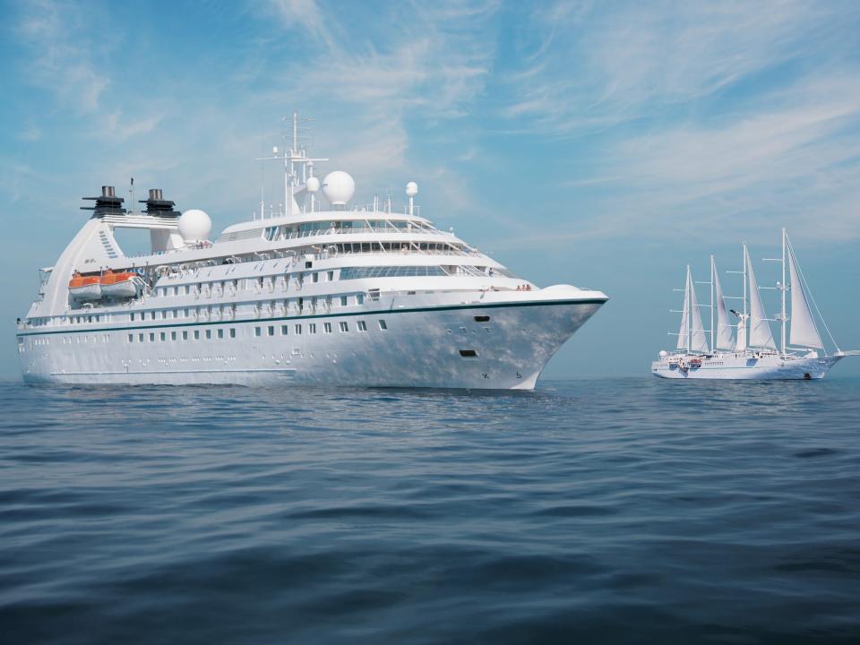 Two WSC yachts at sea