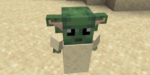 La ternura del bebé Yoda pronto invadirá Minecraft