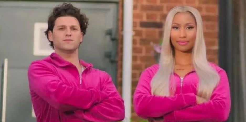 deep fake neighbour wars, with a fake tom holland and nicki minaj