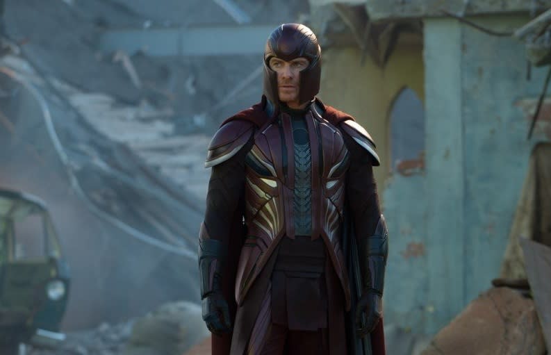 Michael Fassbender as Magneto in 2016's 'X-Men: Apocalypse' (credit: 20th Century Fox)