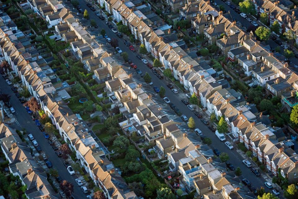 The average UK house price leapt by 15.5 per cent in the year to July, according to the ONS ( (Victoria Jones/PA))