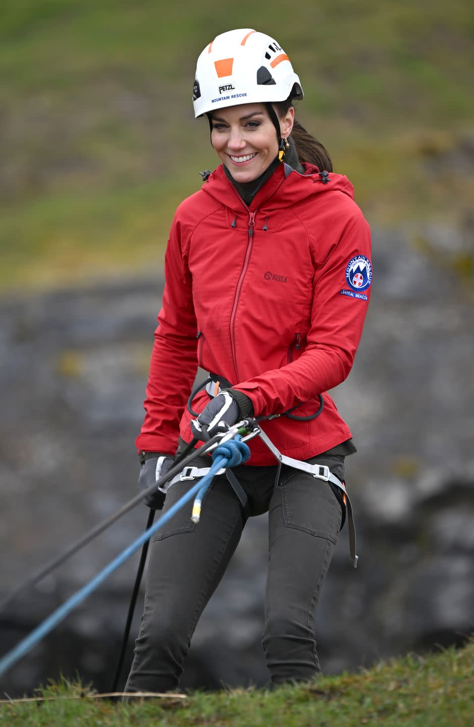 the prince and princess of wales visit wales day one