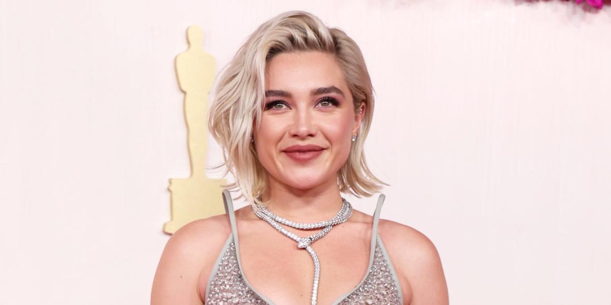 florence pugh, oscars 2024 red carpet