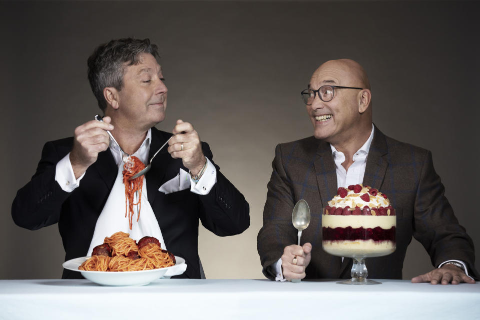 John Torode and Gregg Wallace's friendship is strictly professional. (BBC)