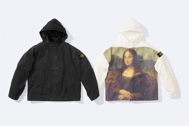 Supreme and Stone Island Partner for Mona Lisa and Camo-Covered