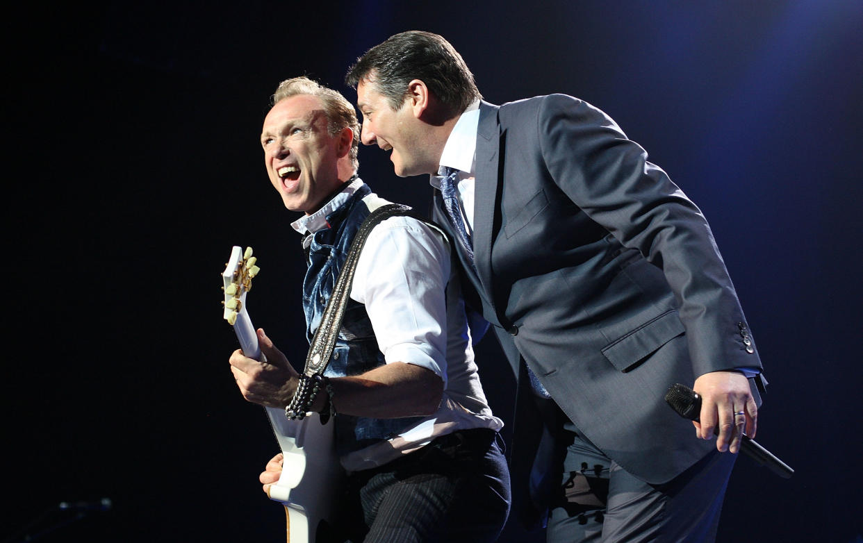 Gary Kemp and Tony Hadley perform in 2010 (Photo: Mark Metcalfe/Getty Images)