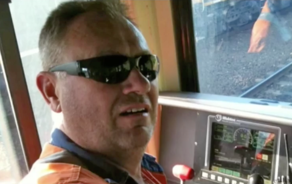 Picture of train driver, John Kennedy, from Canberra, who died when the train derailed 45km out from Melbourne