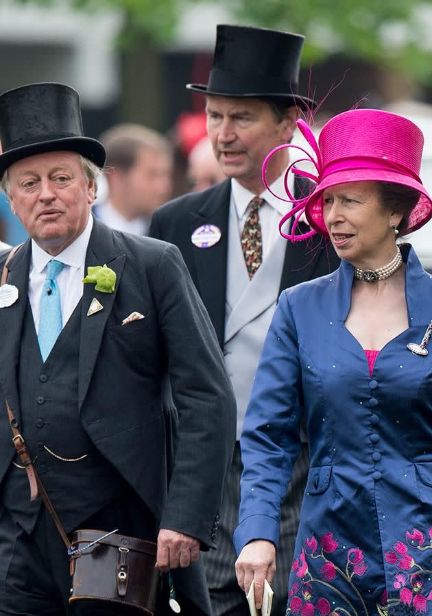The book also claims that Andrew dated Princess Anne before he married Camilla and she married her husband, Mark Phillips. Photo: Getty