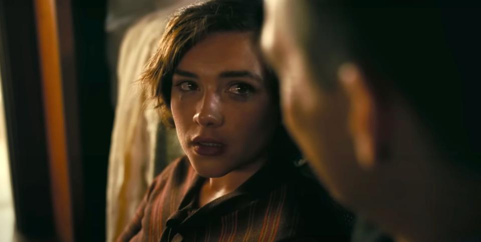 Florence Pugh as Jean Tatlock in "Oppenheimer."