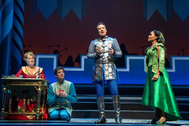 <p>Joan Marcus</p> Ana Gasteyer, Michael Urie, Will Chase, and Nikki Renee Daniels