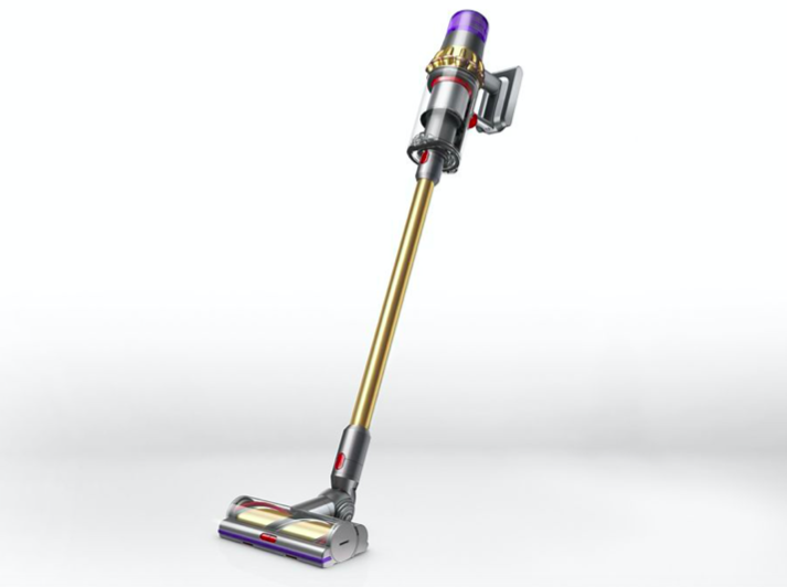 The new Dyson replaces Mr Falgate's old pull-along vacuum cleaner which broke the week after he won the lottery (Dyson)