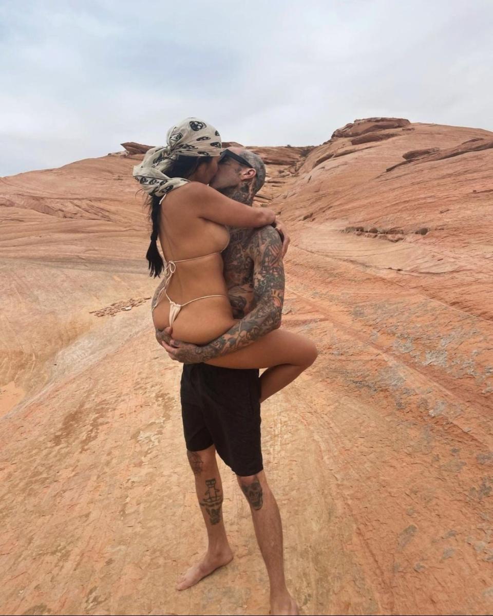 Summer of lust: Kourtney Kardashian and Travis Barker (Kourtney Kardashian Instagram)