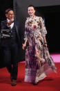 <p>Actor Hasnul Rahmat and actress Felicia Chin walk the red carpet at the 22nd Asian Television Awards. (Photo: Joseph Nair for Yahoo Lifestyle Singapore) </p>