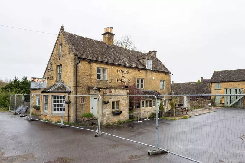 The Coach and Horses in Bourton would require an investment of up to £750,000, according to the site's owners