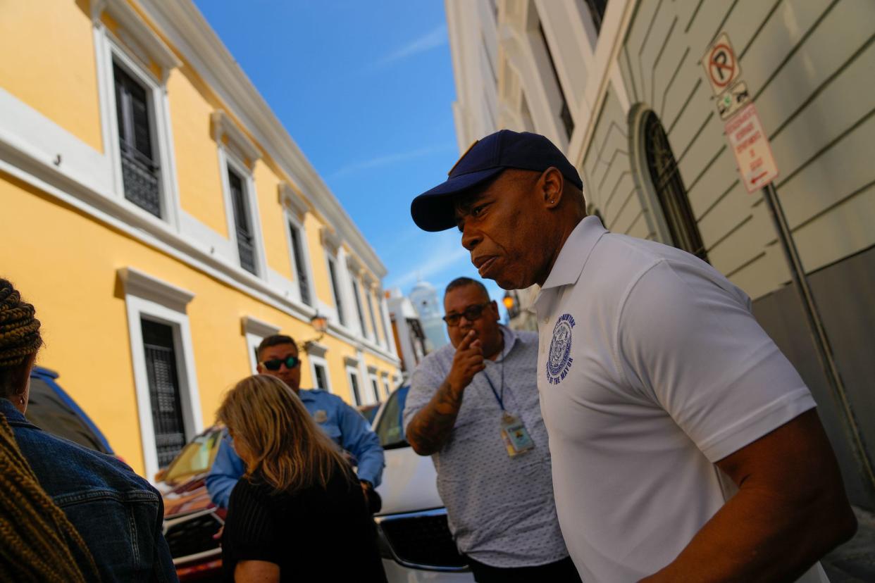 New York City Mayor Eric Adams, along with a New York City delegation visits San Juan, Puerto Rico to meet with local elected officials and later tour hurricane impacted regions outside the Capital on Sunday, September 24, 2022.