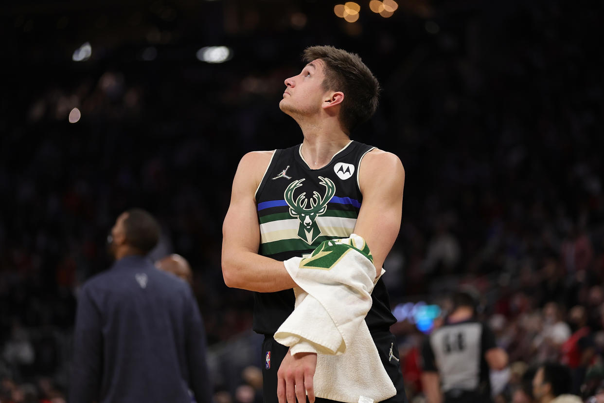 Grayson Allen of the Milwaukee Bucks