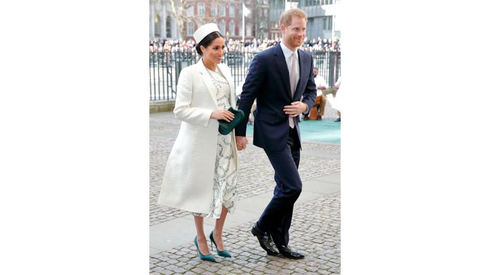  Meghan, Duchess of Sussex and Prince Harry, Duke of Sussex attend the 2019 Commonwealth Day service at Westminster Abbey on March 11, 2019