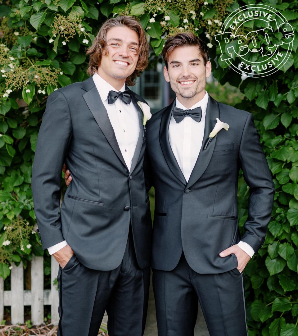 <em>Bachelorette </em>and <em>Bachelor in Paradise </em>alum Dean Unglert also served as a groomsman.