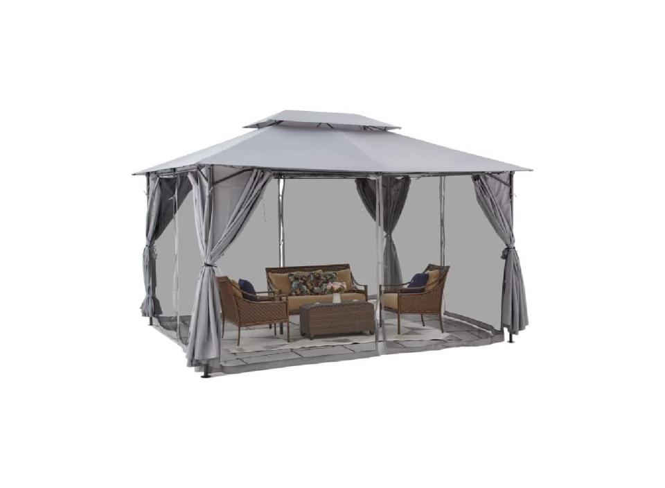 This outdoor tent is perfect to keep you safe from those pesky summertime bugs.